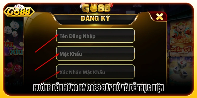 Cách tạo tài khoản GO 88 chi tiết từng bước