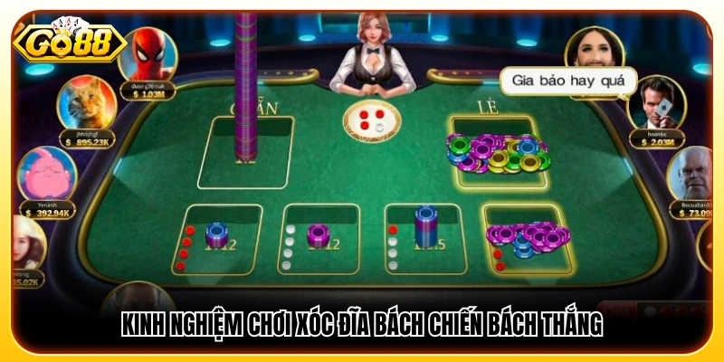 Kinh nghiệm chơi xóc đĩa giúp nâng cao tỷ lệ chiến thắng